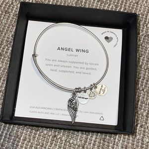 Angel Wing Charm Bracelet with Box